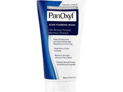 أفضل غسول لحب الشباب غسول PanOxyl لحب الشباب بتركيز 10% Benzoyl Peroxide