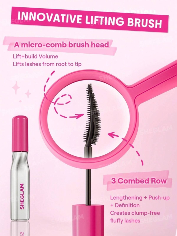 فرشاة منحنية لشيجلام ماسكارا لتطويل الرموش Up & Out