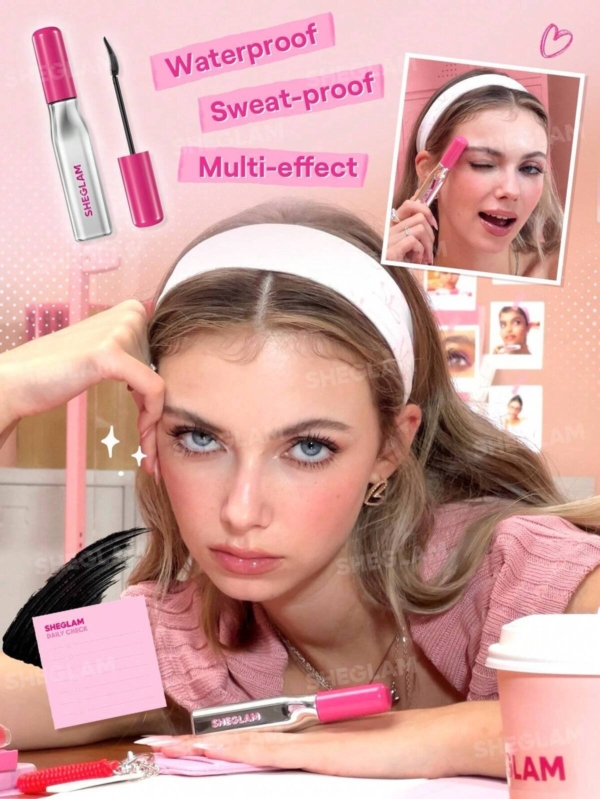 تطبيق ماسكارا شيجلام لتطويل الرموش Up & Out على العين